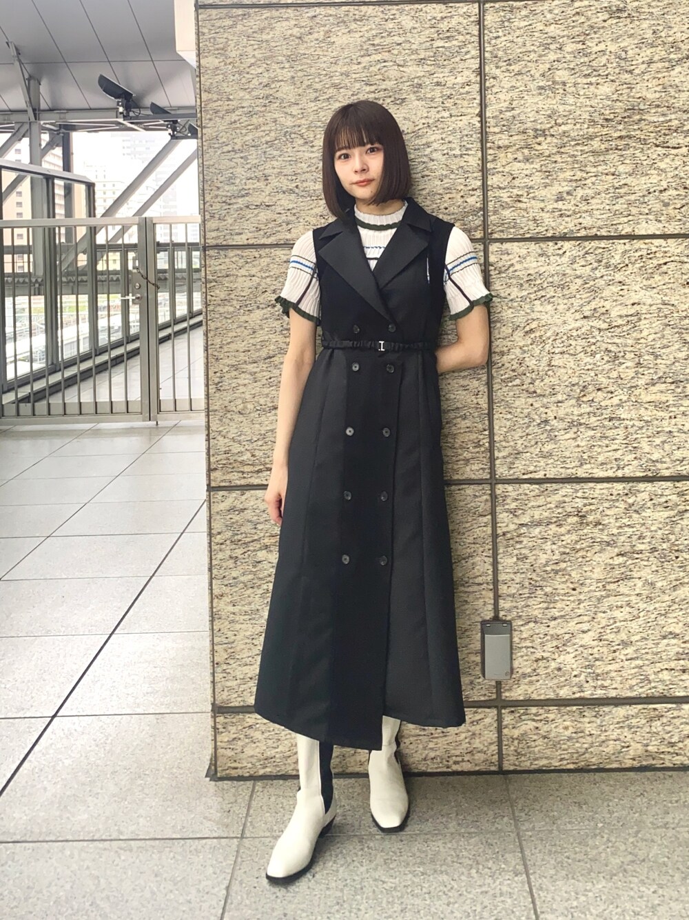 UNITED TOKYO ロングジレ スリットセミロングジレ（ベスト）｜UNITED TOKYO（ユナイテッド