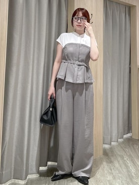 「VIS（ビス）のアイテム」を使った、なつきさん（レディース・159cm）の春コーディネート