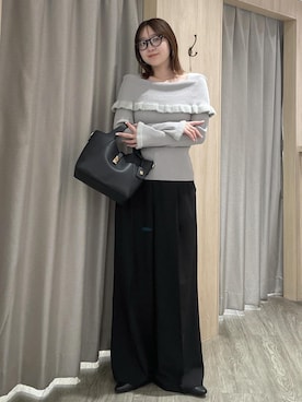 「VIS（ビス）のアイテム」を使った、なつきさん（レディース・159cm）の秋コーディネート