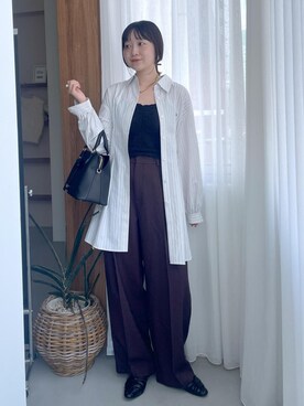 「VIS（ビス）のアイテム」を使った、なつきさん（レディース・159cm）の夏コーディネート