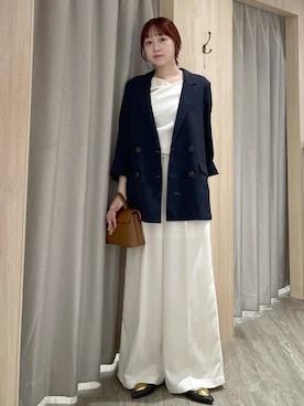 「VIS（ビス）のアイテム」を使った、なつきさん（レディース・159cm）の春コーディネート
