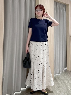 「VIS（ビス）のアイテム」を使った、なつきさん（レディース・159cm）の春コーディネート