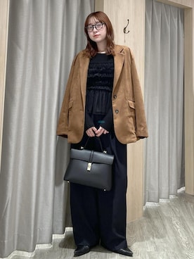 なつきさん（レディース・159cm）の冬コーディネート