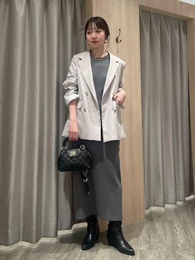 なつきさん（レディース・159cm）の冬コーディネート