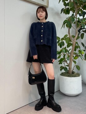 「VIS（ビス）の【洗える】ジャージメルトンショートパンツ（その他パンツ）」を使った、なつきさん（レディース・159cm）の秋コーディネート