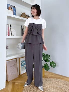 「セレモニーコーデ」｜なつきさん（レディース・159cm）の夏コーディネート