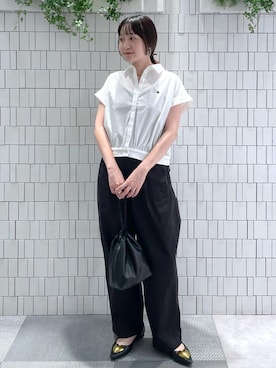 「POLO BCS（ポロ ビーシーエス）のアイテム」を使った、なつきさん（レディース・159cm）の夏コーディネート
