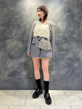 なつきさん（レディース・159cm）の冬コーディネート