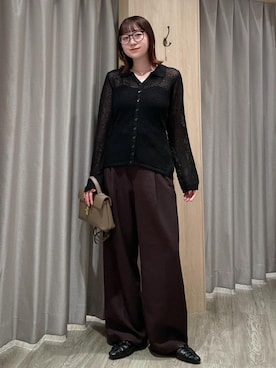「お仕事コーデ」｜なつきさん（レディース・159cm）の秋コーディネート
