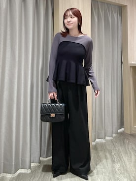 「初秋コーデ」｜なつきさん（レディース・159cm）の冬コーディネート