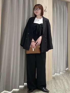 「VIS（ビス）のアイテム（ジャケット/アウター）」を使った、なつきさん（レディース・159cm）の春コーディネート