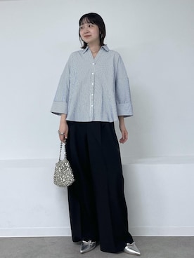 「VIS（ビス）のアイテム」を使った、なつきさん（レディース・159cm）の夏コーディネート