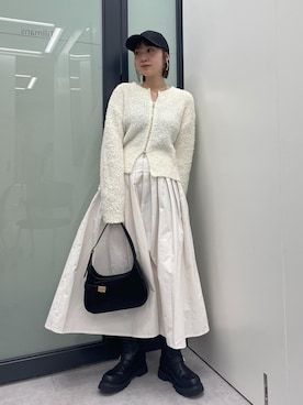 なつきさん（レディース・159cm）の冬コーディネート