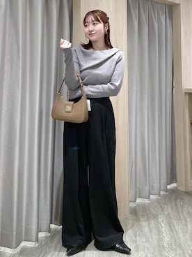 「VIS（ビス）のアイテム」を使った、なつきさん（レディース・159cm）の冬コーディネート