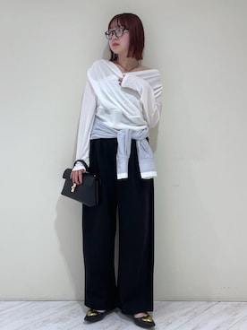 「VIS（ビス）のアイテム」を使った、なつきさん（レディース・159cm）の春コーディネート