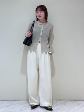 「VIS（ビス）のアイテム」を使った、なつきさん（レディース・159cm）の春コーディネート