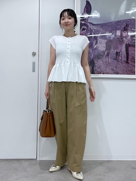 「ストレート」｜なつきさん（レディース・159cm）の夏コーディネート