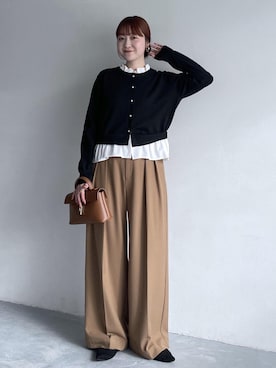 「VIS（ビス）のアイテム」を使った、なつきさん（レディース・159cm）の冬コーディネート