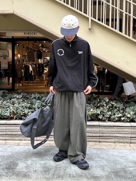 「CPCM（シーピーシーエム）のアイテム」を使った、kaito  ideさん（メンズ・172cm）の秋コーディネート