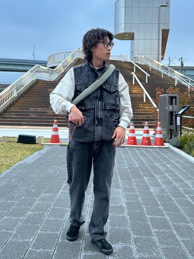 「CPCM」｜「アイテム（ベスト）」を使った、kaito  ideさん（メンズ・172cm）の春コーディネート
