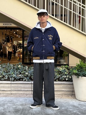 「Reebok（リーボック）のアイテム」を使った、kaito  ideさん（メンズ・172cm）の秋コーディネート