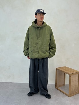 「アイテム（その他アウター）」を使った、kaito  ideさん（メンズ・172cm・20代）の秋コーディネート