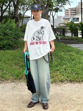 「PRADA（プラダ）のアイテム」を使った、kaito  ideさん（メンズ・172cm）の夏コーディネート