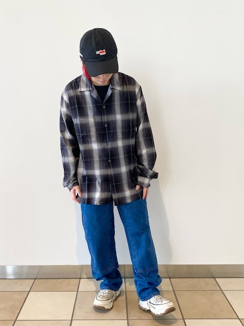 セール】OMBRE CHECK SHIRT 'NYC' / 長袖 オンブレーチェック シャツ