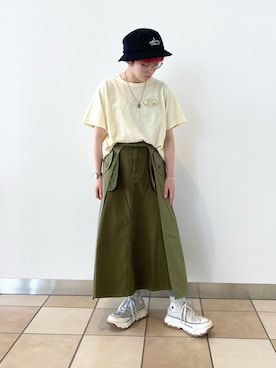 Akaneさん（レディース・157cm）の夏コーディネート