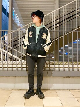 Akaneさん（レディース・157cm）の春コーディネート