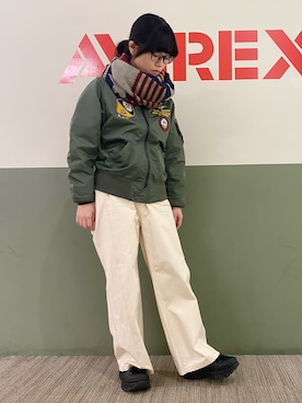 Akaneさん（レディース・157cm）の冬コーディネート