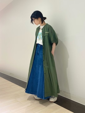 Akaneさん(レディース・157cm)の夏コーディネート