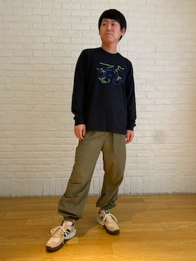 Kuma Yuyaさん（メンズ・172cm）の秋コーディネート