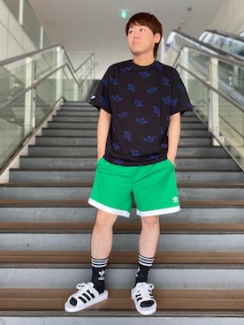 Kuma Yuyaさん(メンズ・172cm)の夏コーディネート