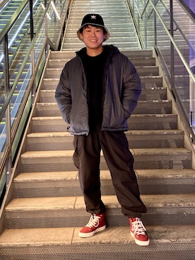 Kuma Yuyaさん（メンズ・172cm）の秋コーディネート