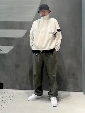 「アディダスコーデ」｜「アイテム（ジャケット/アウター）」を使った、MSさん（メンズ・183cm）の夏コーディネート