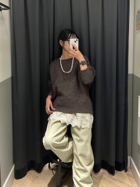 「アイテム（チュニック）」を使った、eriaさん（レディース・152cm・20代）の秋コーディネート