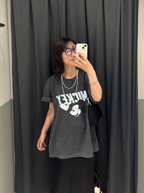tシャツ 「別注」GOOD ROCK SPEED_BIGロゴ MICKEY MOUSE TEE レディース A part by tシャツ 「別注」GOOD ROCK SPEED_BIGロゴ MICKEY