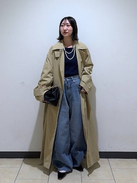 eriaさん（レディース・152cm）の冬コーディネート