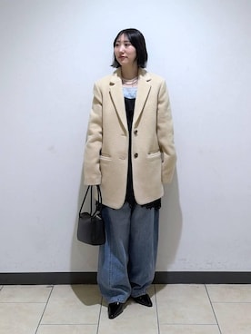 eriaさん（レディース・152cm）の冬コーディネート