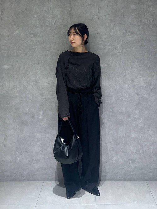 パンツ 近江晒セミワイドパンツ | human woman（ヒューマンウーマン