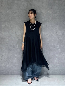 「A part by（アパートバイ）のアイテム（ワンピース/ドレス）」を使った、eriaさん（レディース・152cm）の夏コーディネート