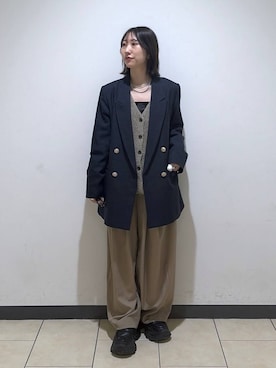 eriaさん（レディース・152cm）の春コーディネート
