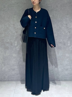 「A part by（アパートバイ）のスクエアミニショルダー（ショルダーバッグ）」を使った、eriaさん（レディース・152cm）の秋コーディネート