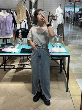 「A part by（アパートバイ）のアイテム」を使った、eriaさん（レディース・152cm）の夏コーディネート