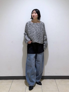 eriaさん（レディース・152cm）の冬コーディネート