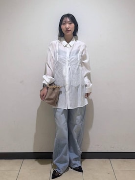 eriaさん（レディース・152cm）の冬コーディネート