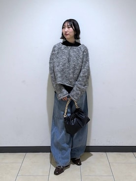 eriaさん（レディース・152cm）の冬コーディネート