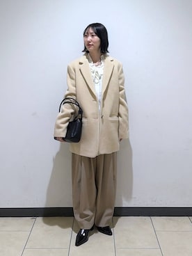 eriaさん（レディース・152cm）の冬コーディネート