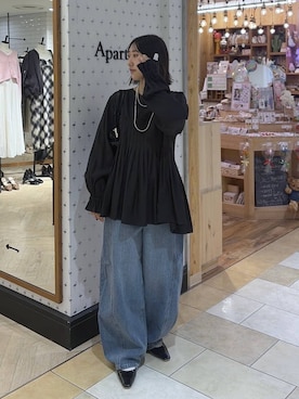 eriaさん（レディース・152cm）の冬コーディネート